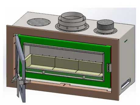 KEMLAN C900FSFH Celestial 900 Freestanding Fireplace - fig22