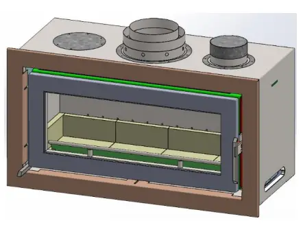 KEMLAN C900FSFH Celestial 900 Freestanding Fireplace - fig24