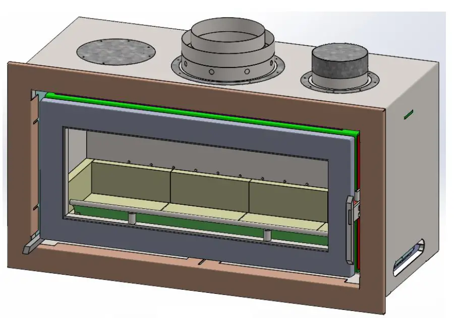 KEMLAN C900FSFH Celestial 900 Freestanding Fireplace