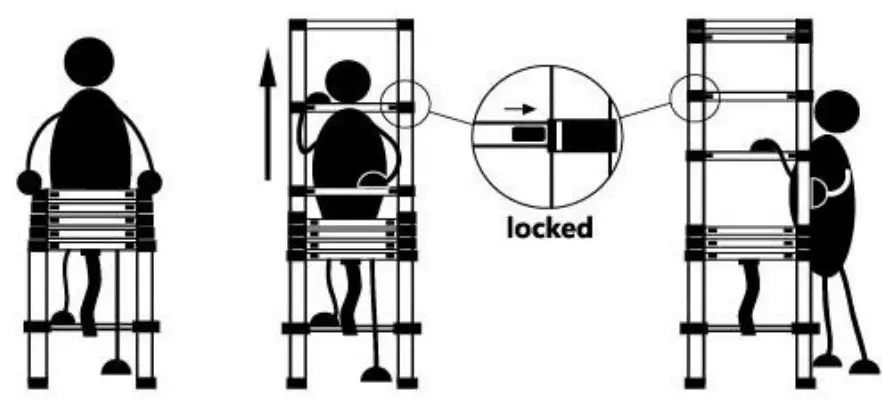 Wolfwise Telescopic Ladder - ladder