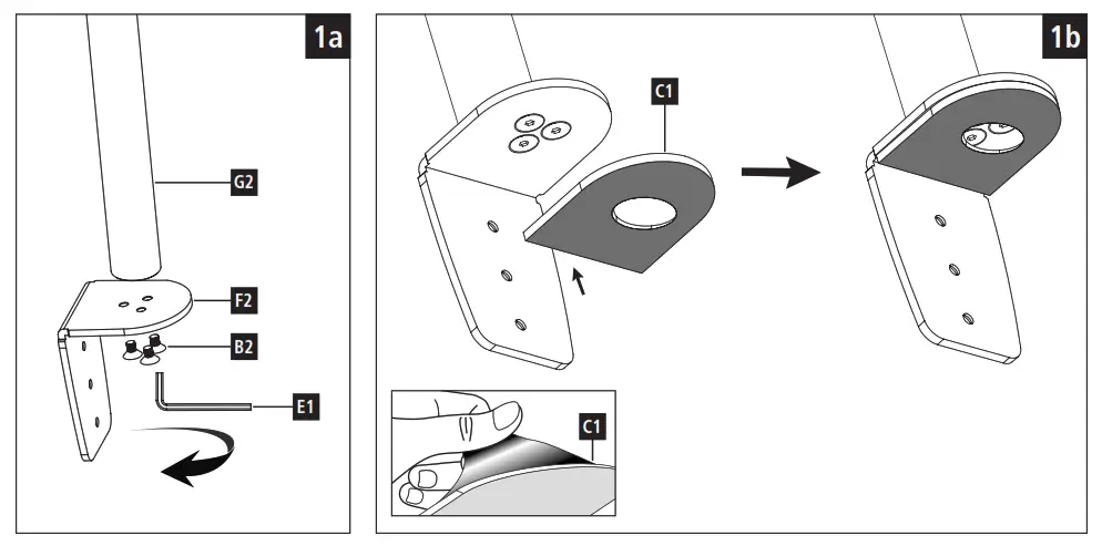 hama 00118489 Monitor Arm - fig 1
