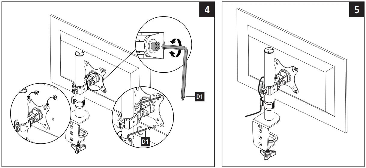 hama 00118489 Monitor Arm - fig 4