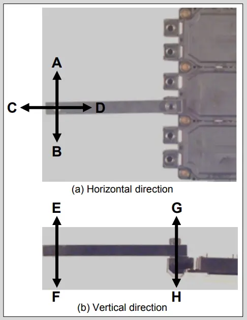 Main terminal connection