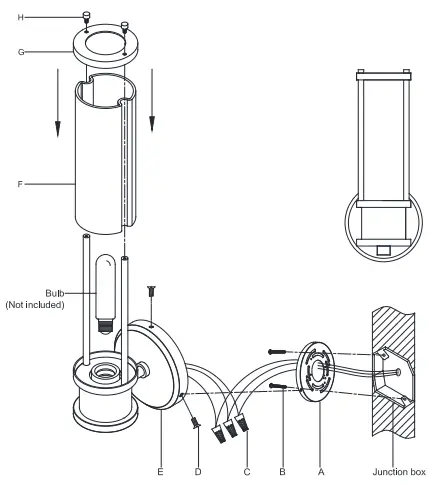 circa LIGHTING RL 2092 Lichfield Single Sconce