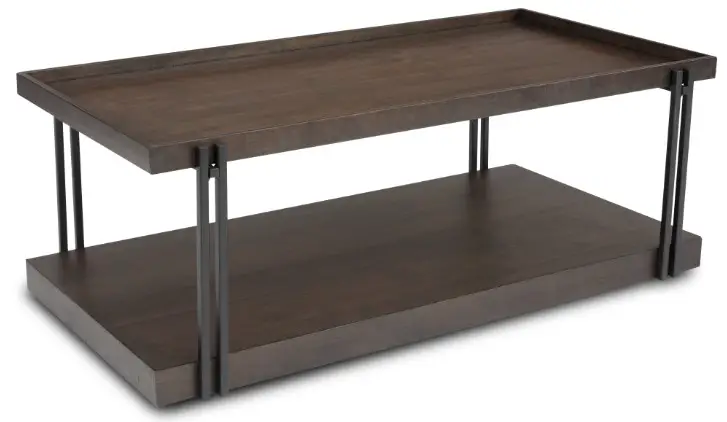 FLEXSTEEL Prairie W1011 Living Room Rectangular Coffee Table - cover