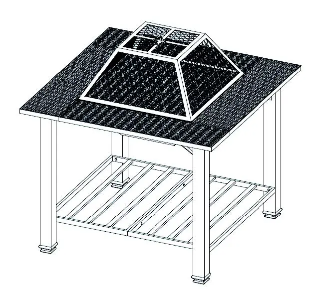 The Home Depot Zmwv313 Fire Pit Table User Manual