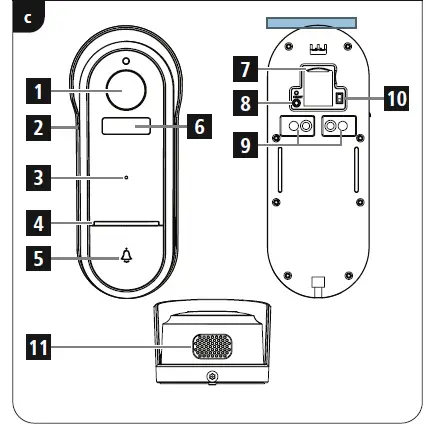 hama-00176617-WiFi -Doorbell-with-Camera-and-Ringer-fig3