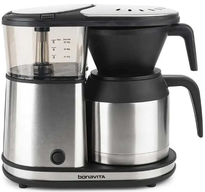 bonaVITA BV1500TS 5-Cup Stainless Steel Carafe Coffee Maker