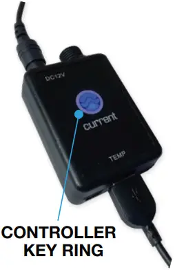 current R24 52 Watt Reef Aquarium Light Mini - CONTROLLER