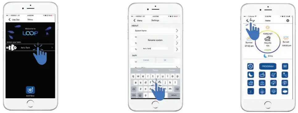 current R24 52 Watt Reef Aquarium Light Mini - MOBILE DEVICE CONNECTION 1