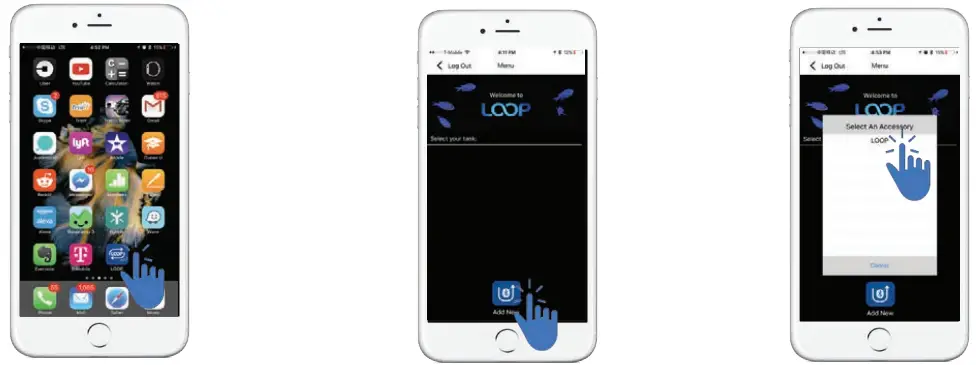 current R24 52 Watt Reef Aquarium Light Mini - MOBILE DEVICE CONNECTION