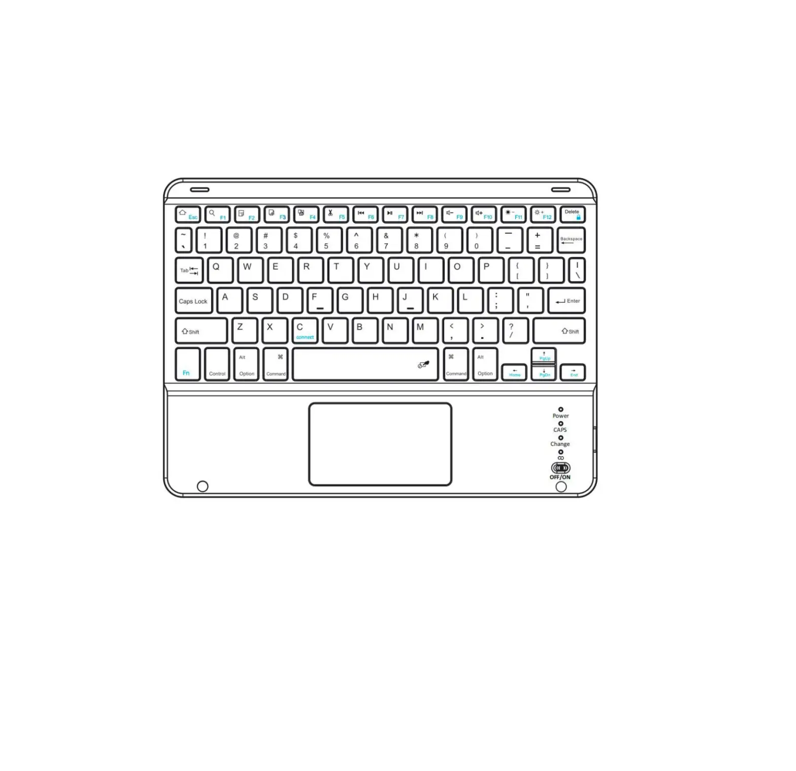 Hama 00 217219 Bluetooth Keyboard With Touchpad Instruction Manual