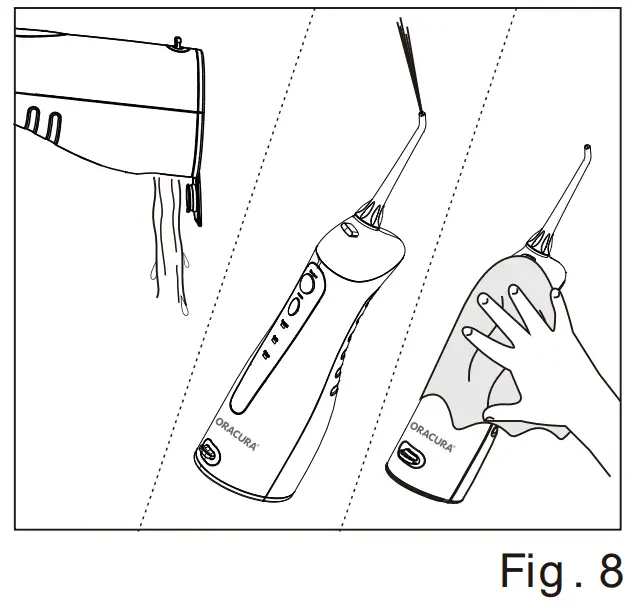 ORACURA Smart Water Flosser - Configuration 8