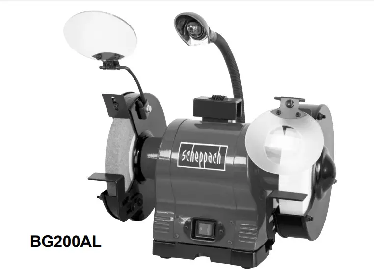 scheppach BG200AL Bench Grinder