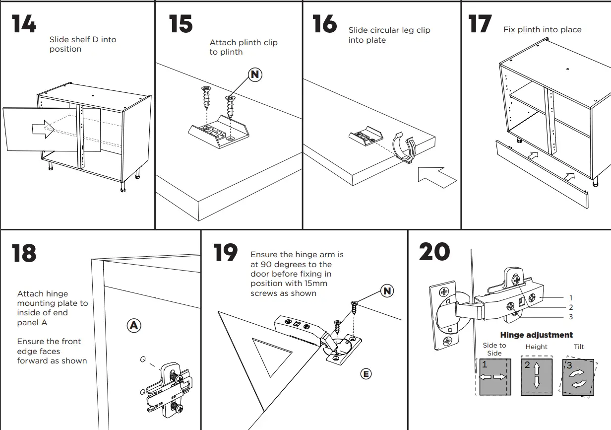KITCHEN KIT DOCU0034B Double Base Cabinet - fig 4