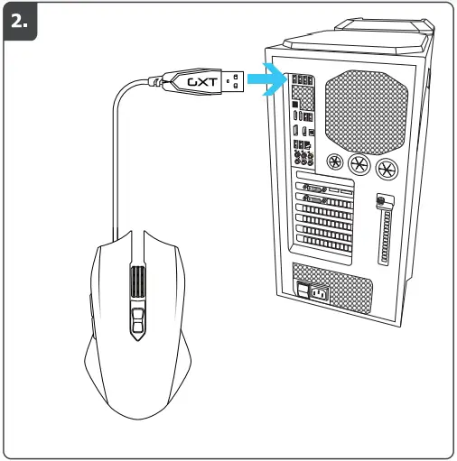 Trust GXT160 Ture RGB Gaming Mouse User Manual Using Instructoion
