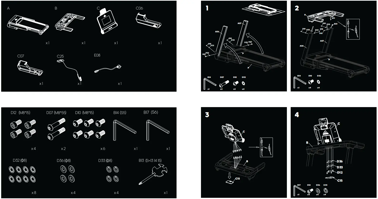 adidas T-19x Bluetooth Treadmill - fig 2
