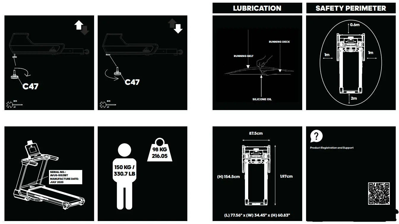 adidas T-19x Bluetooth Treadmill - fig 4