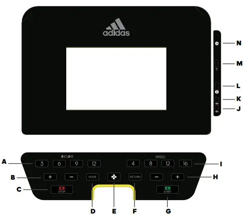 adidas T-19x Bluetooth Treadmill - fig 9
