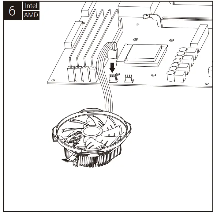 AeroCool BAS Series CPU Air Cooler fig 2