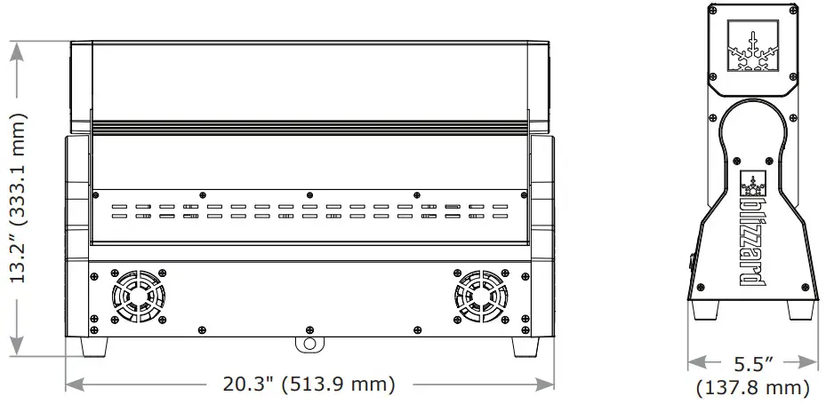 blizzard MystACL Z 10x30W RGBW LED Zoom Bar - Figure 12