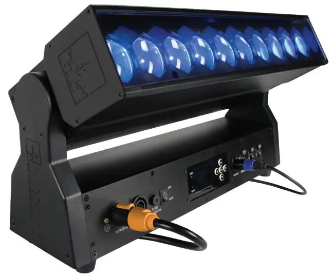 blizzard MystACL Z 10x30W RGBW LED Zoom Bar