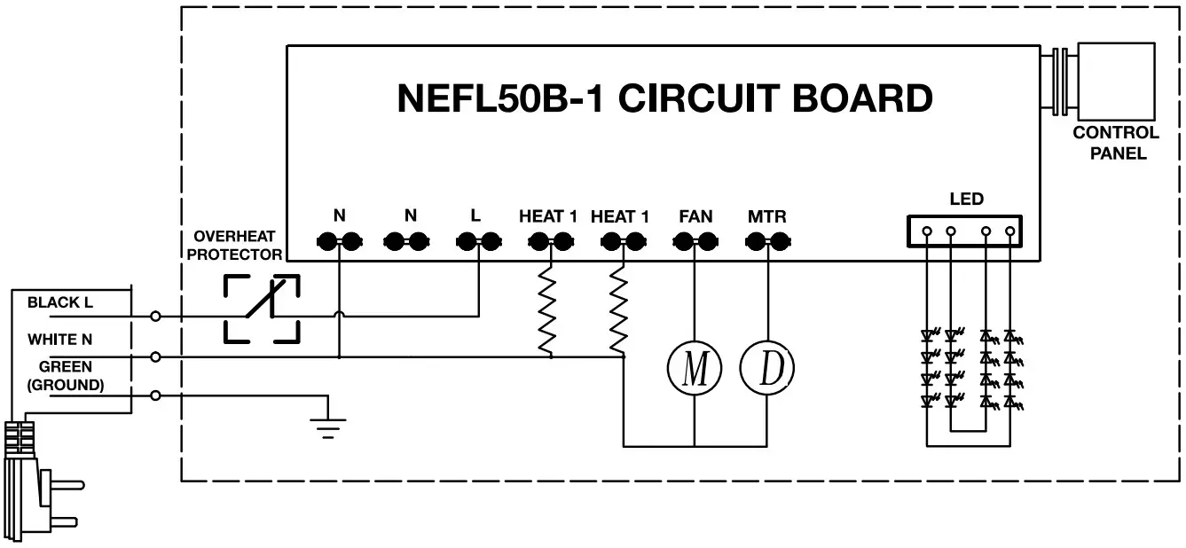 NAPOLEON NEFLxxB 1 Amano Linear Electric Fireplace - Figure 15