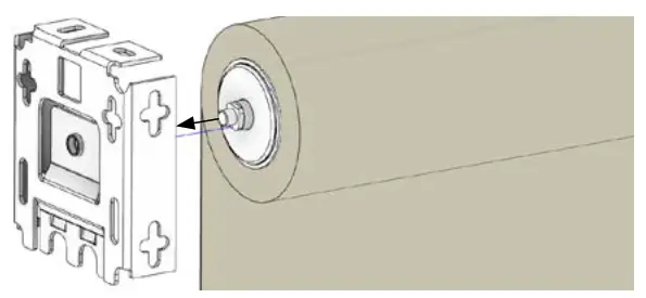 SUN GLOW Roller Shade 3 Inches and 4 Inches Fascia - INSTALL PIN END
