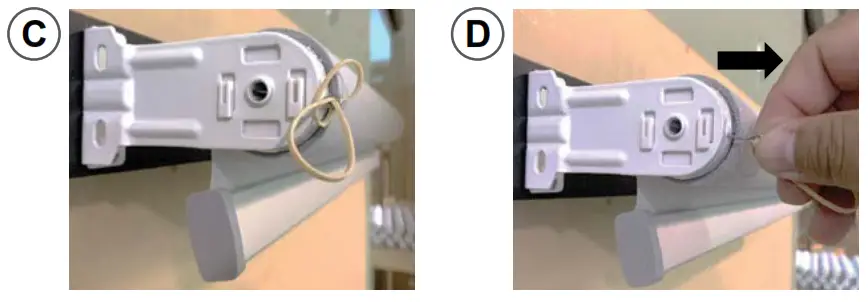 SUN GLOW Roller Shade 3 Inches and 4 Inches Fascia - REMOVE PIN LOCK