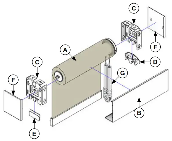 SUN GLOW Roller Shade 3 Inches and 4 Inches Fascia