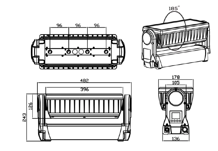 MOKA-SFX-S-Strobe-LED-Strobe-Wash-Outdoor-Moving-Light-fig-1