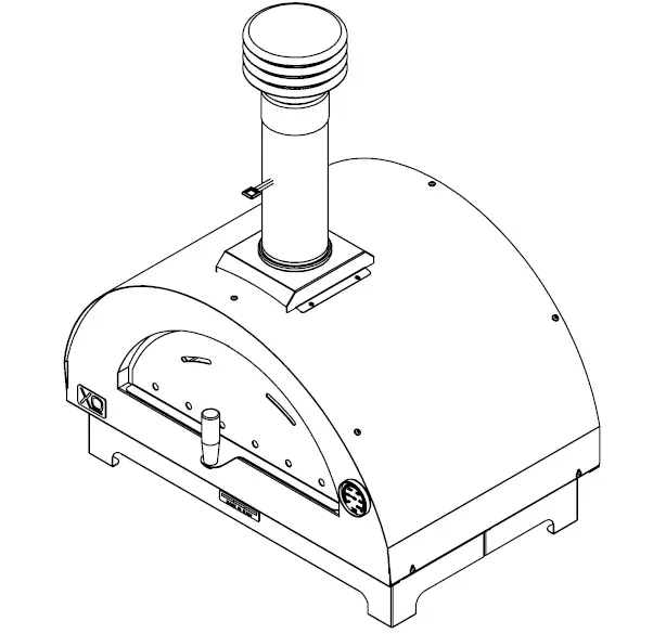 XOPIZZA1 Wood Fired Pizza-Hearth Oven product