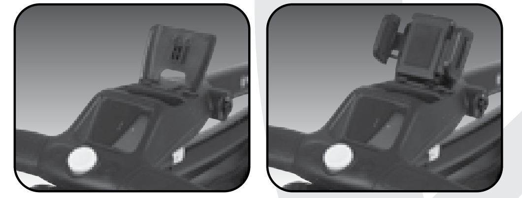 GPS Holder and Top Handle Compartment