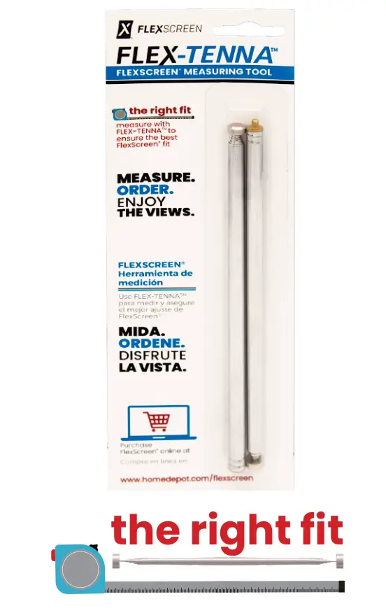 FLEXSCREEN FLEX-TENNA Steel Measuring Tool - FLEXSCREEN® MEASURING TOOL