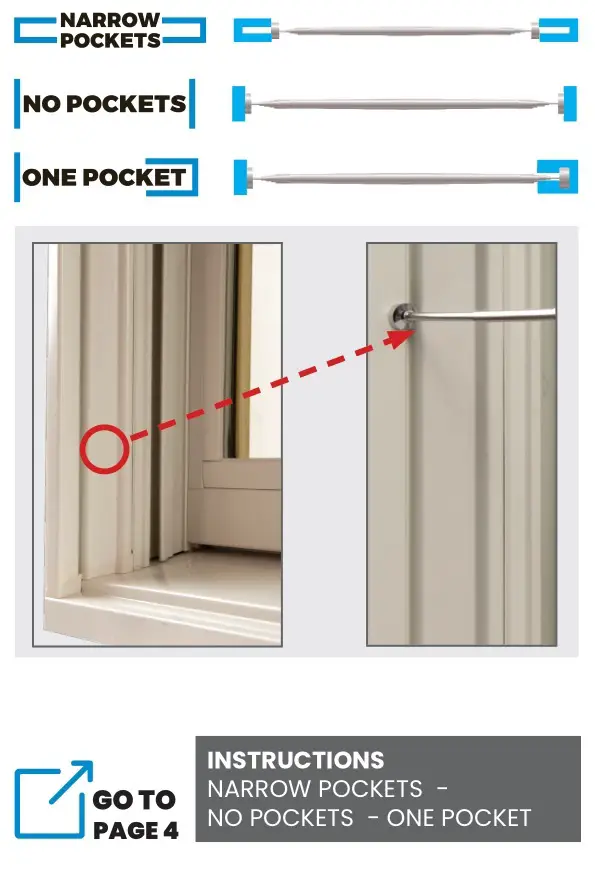 FLEXSCREEN FLEX-TENNA Steel Measuring Tool - NARROW POCKETS - NO POCKETS - ONE POCKET