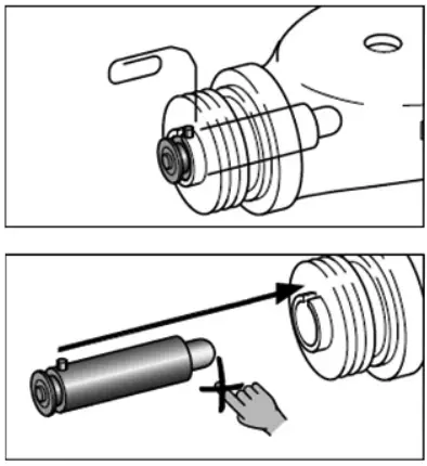 KaWe MedCenter 5000 Wall-Mounted Charging Station - screw at the uppe