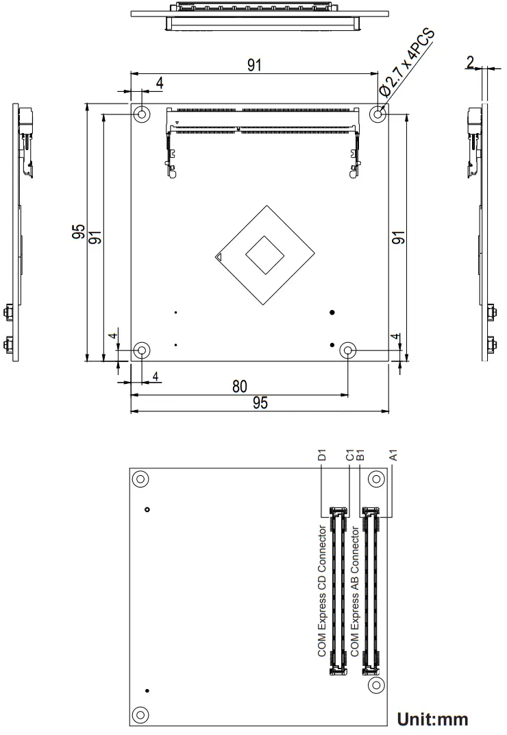 ARBOR EmETXe i2309 COM Express Compact Type 6 CPU Module - Figure 3
