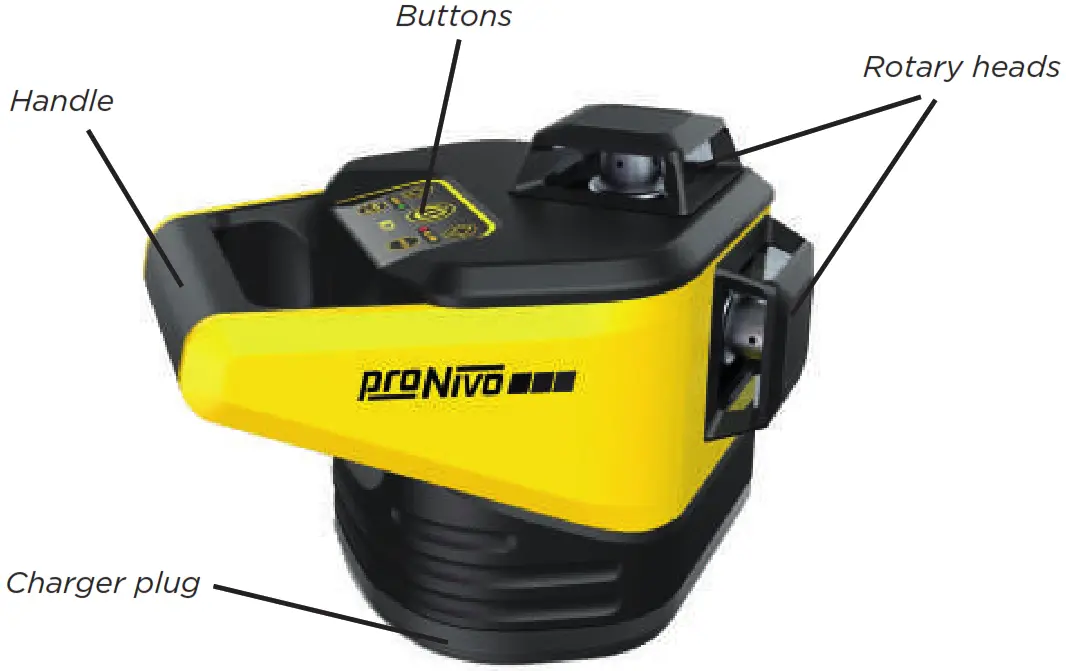 proNIVO Rotary Laser PNRLR G 1D 2D 3D - Figure 4