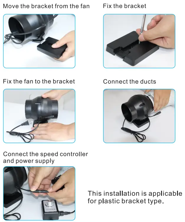Guangdong Hongguan Electrical Appliance HR 100AE Turbo Inline Fan-fig2