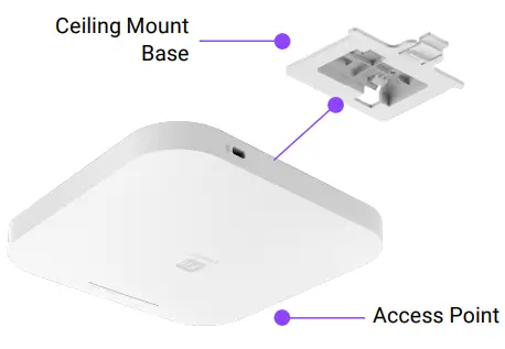 EnGenius EWS357 FIT Wi Fi 6 2×2 Indoor Wireless Access - Ceiling Moun1t
