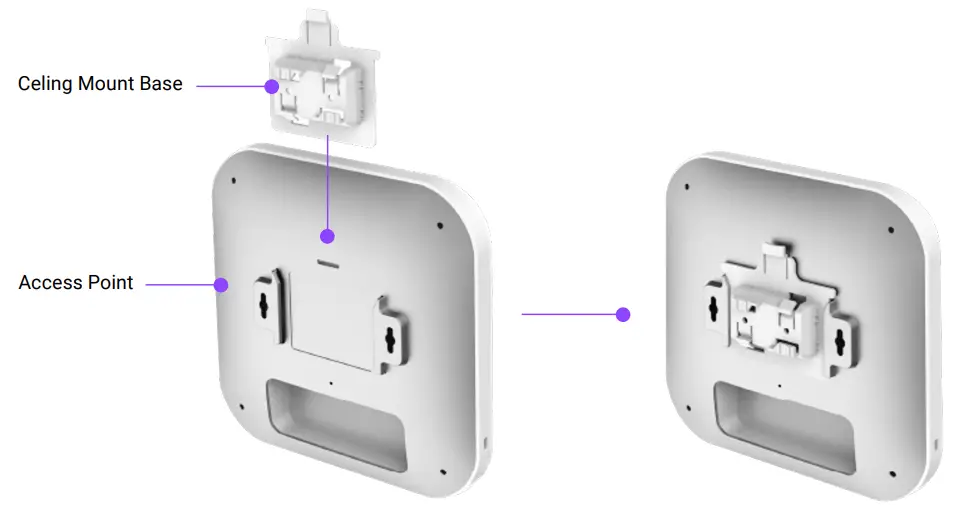 EnGenius EWS357 FIT Wi Fi 6 2×2 Indoor Wireless Access - Ceiling Mount