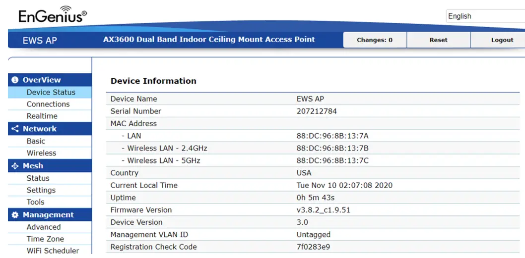EnGenius EWS357 FIT Wi Fi 6 2×2 Indoor Wireless Access - Manage the Device