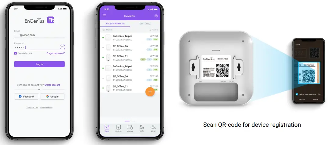 EnGenius EWS357 FIT Wi Fi 6 2×2 Indoor Wireless Access - device registration