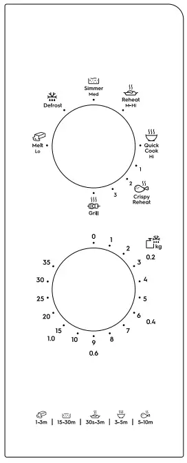 Electrolux EMG20K22B, EMG20K22W Freestanding Microwave Oven fig 7