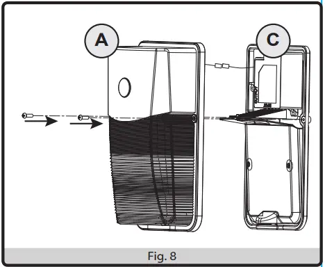 ENERGETIC LIGHTING E1WPM Series LED Wall Pack CCT and Wattage Selectable Feature - complete
