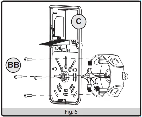 ENERGETIC LIGHTING E1WPM Series LED Wall Pack CCT and Wattage Selectable Feature - fixture to the junction