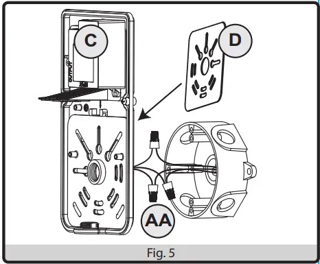 ENERGETIC LIGHTING E1WPM Series LED Wall Pack CCT and Wattage Selectable Feature - junction box