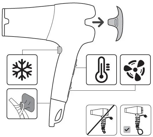 Rowenta CV5090F0 POWERLINE Ultra-Fast Drying-1