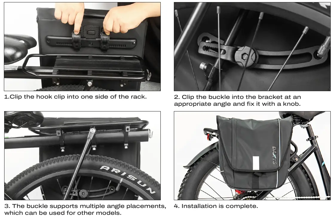 DAXYS 5572789 Pannier Bag Single 1