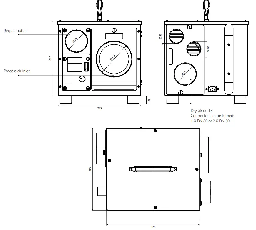 AERIAL ASE 200-300-400 Portable Adsorption Dehumidification - fig 12